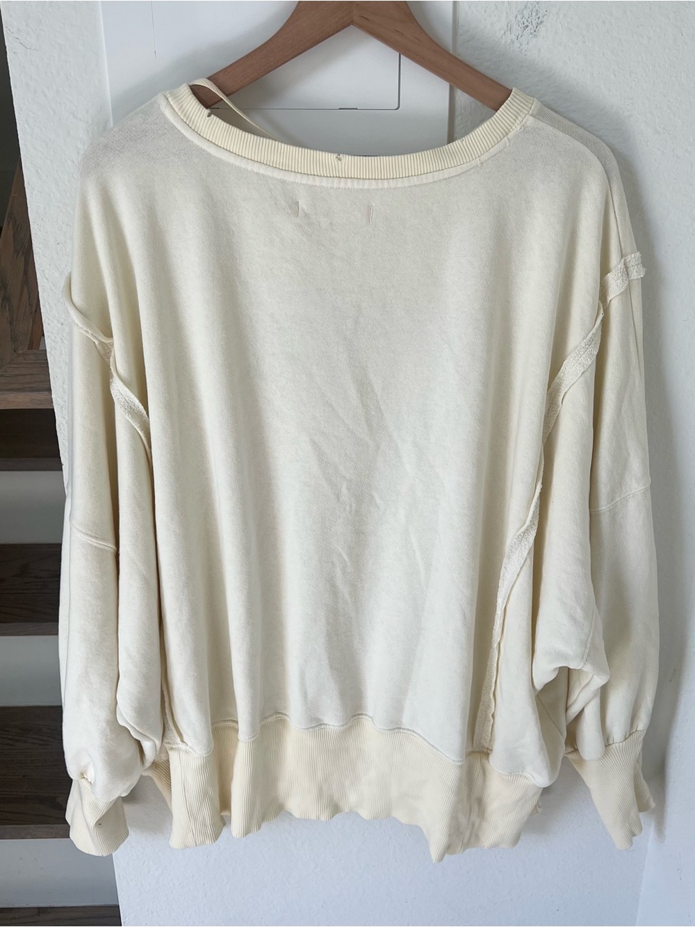 Free People We The Free Graphic Camden Pullover in Snake Print Tofu Combo NWT - Picture 3 of 4